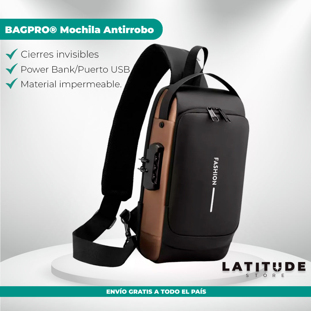 BAGPRO® MOCHILA ANTIRROBO