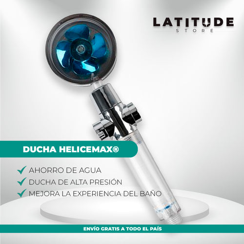 DUCHA ECOLÓGICA CON FILTRO ANTICAL HELICEMAX®