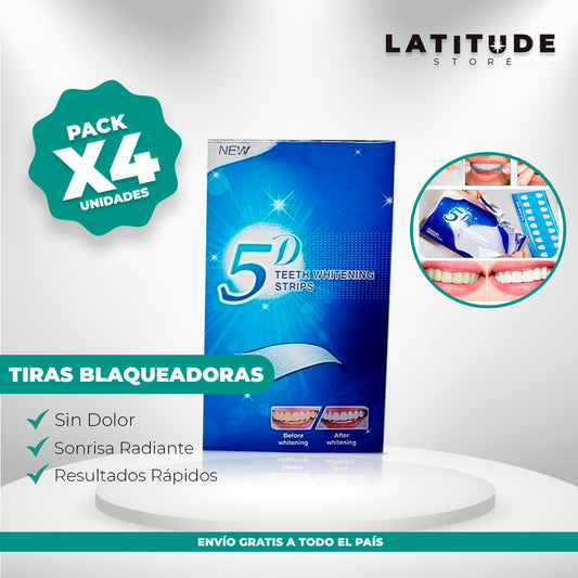 TIRAS BLANQUEADORAS - PACK X4