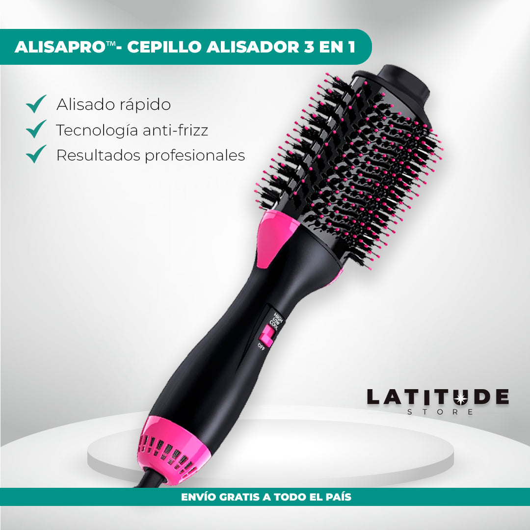 ALISAPRO™- CEPILLO ALISADOR 3 EN 1